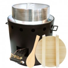 イベント用羽釜・かまどフルセット-餅つき道具｜藤田道具