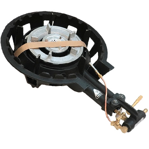 ハイカロリー ガスコンロ 二重 (種火付) TS-208P｜餅つき道具の事なら