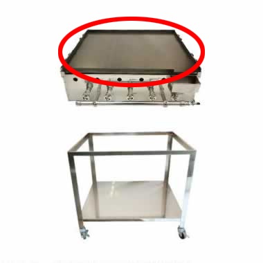５日以内に発送します ★ 新品 幅75cm 業務用 鉄板焼グリラー お好焼きそば 新品 業務用 ガス式 鉄板焼器 TS-75 [トユ付] (LPガス用) 横幅