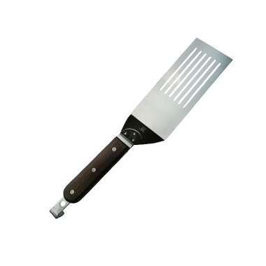 調理器具 piropiro 木柄 万能ターナー 穴明き 餃子返し｜中華調理道具｜藤田道具