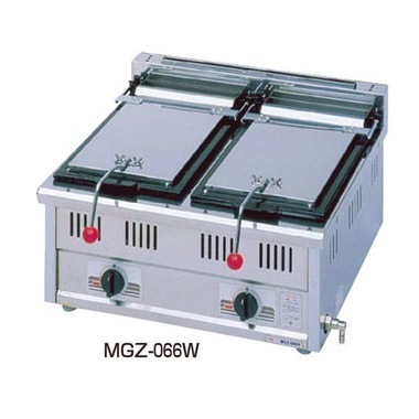 ガス 餃子焼器 （自動点火）MGZ-066W｜中華調理道具｜藤田道具