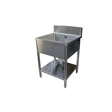 一槽シンク 1SA-1245 アングル脚 | 厨房用キッチン台・シンク 一槽シンク 1SA-1245 アングル脚 | 厨房用キッチン台・シンク