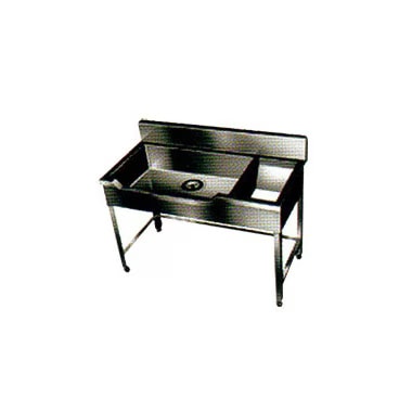 舟形シンク ダストシュート付 FSD-126｜厨房用キッチン台・シンク