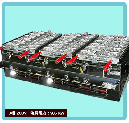 電気式 たい焼き機 1連｜たい焼き道具｜藤田道具