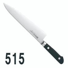 ミソノモリブデン鋼牛刀270mm 庖丁各種｜ミソノ モリブデン鋼 牛刀（両刃) 516｜藤田道具