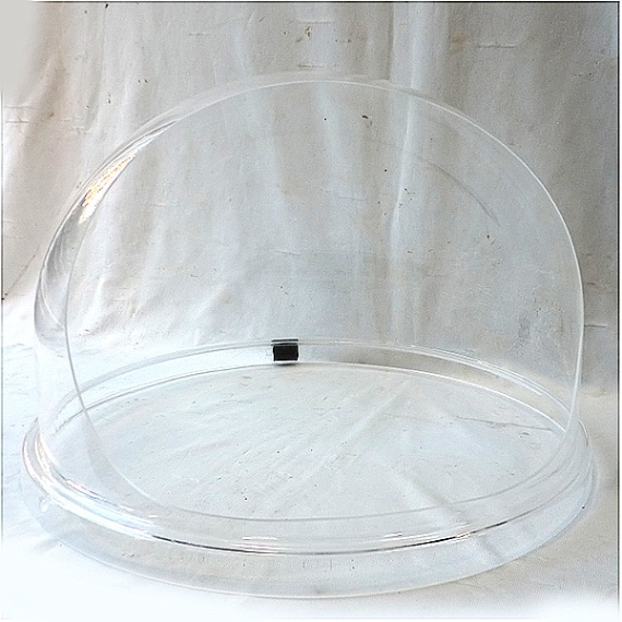 52cmわたあめ機カバー、バブルシールド透明なプラスチック製のドーム蓋