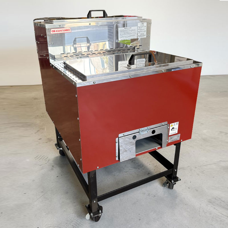 アサヒサンレッド ガス式 焼き芋機 いもランド AY-1000 Y3084 いもランド AY-1000N｜焼き芋機の販売（電気・ガス） 藤田道具
