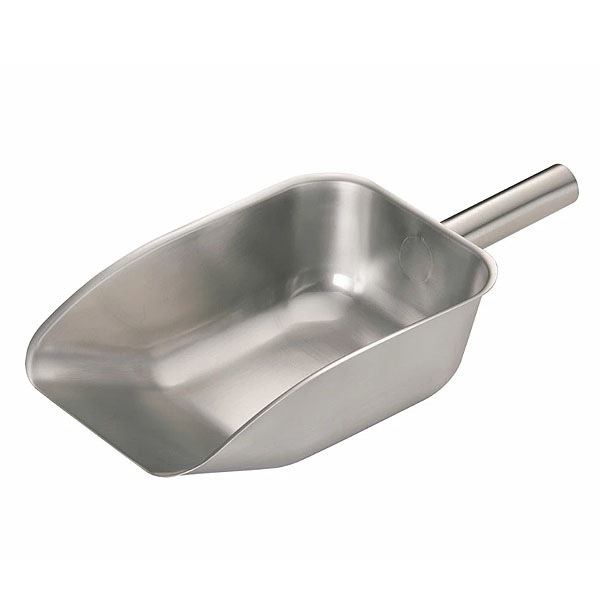 18-8パイプ柄粉スコップ(ミラー仕上)