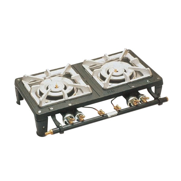 テーブルコンロ MD-702(2連・マッチ点火)｜厨房機器・設備 コンロ