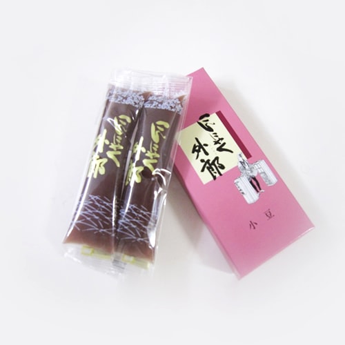 上質な小豆あんとこんにゃくで仕上げた「こんにゃく外郎(小豆味)二本入り」