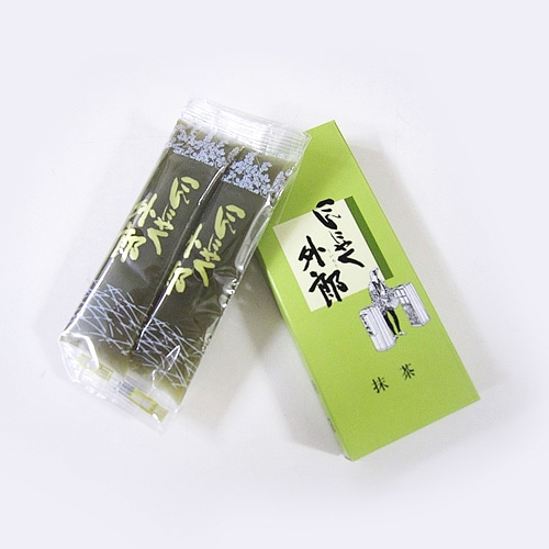 香り豊かな抹茶とこんにゃくで仕上げた「こんにゃく外郎(抹茶味)二本入り」