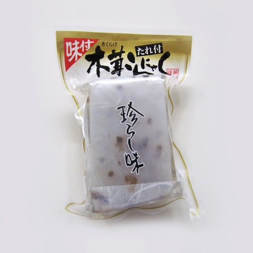 こんにゃくの弾力 こりこりとした歯ごたえが美味の「木耳こんにゃく」