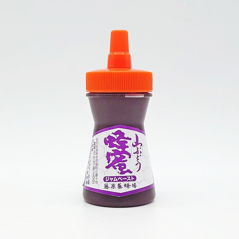 山ぶどう蜂蜜ペースト 加工品 120g ポリ容器 ｜ 藤原養蜂場