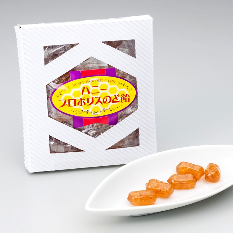 ハニープロポリスのど飴 箱入り 70g ｜ 藤原養蜂場