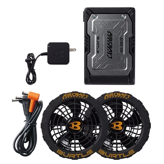 BURTLE 19Vバッテリーセット バートル 19Vバッテリーファン