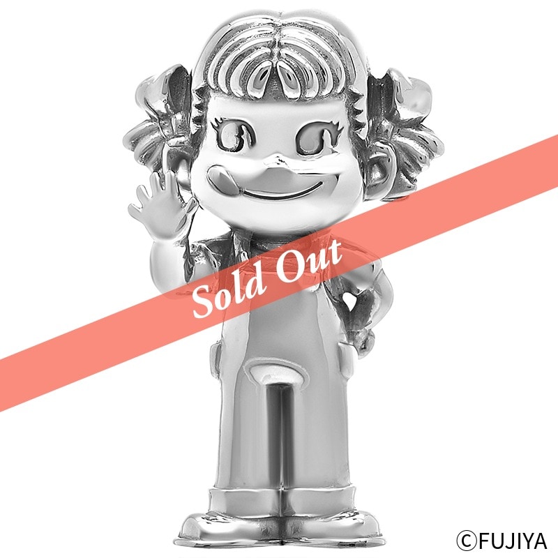 ペコちゃーん PEKO70th Anniversary ペコちゃんフィギュア（シルバー）の通販