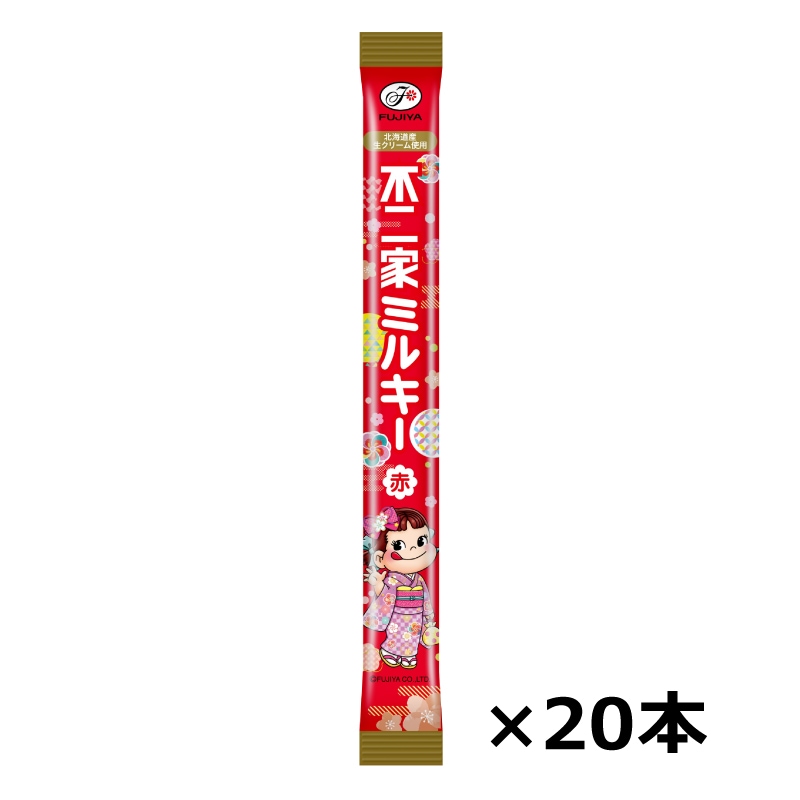 千歳飴(赤) 20本入りの通販｜不二家「ファミリータウン」