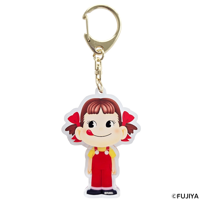 ふりふりペコちゃんアクリルキーホルダーの通販｜不二家「ファミリー