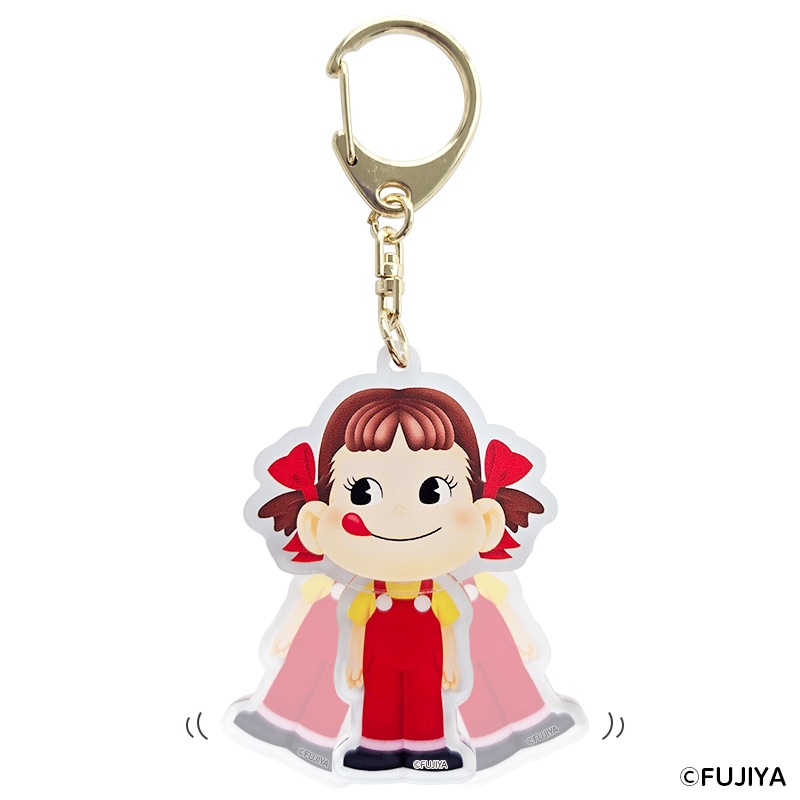 fujiya ペコちゃん　キーホルダー 不二家 - 不二家 FUJIYA ペコちゃん レトロ レア ペコちゃん