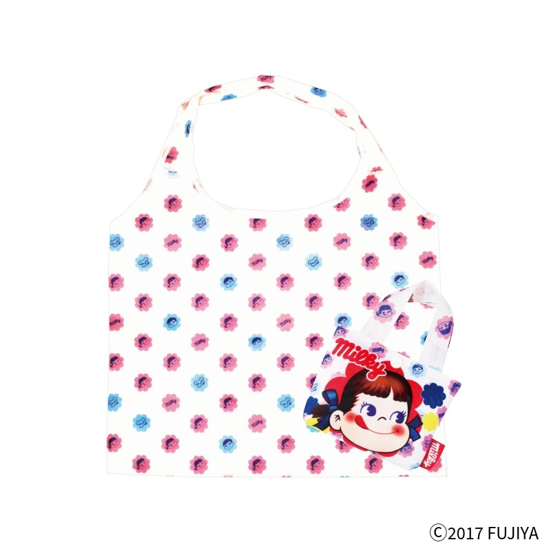 ペコちゃんのエコバッグ（フラワー）の通販｜不二家「ファミリータウン」