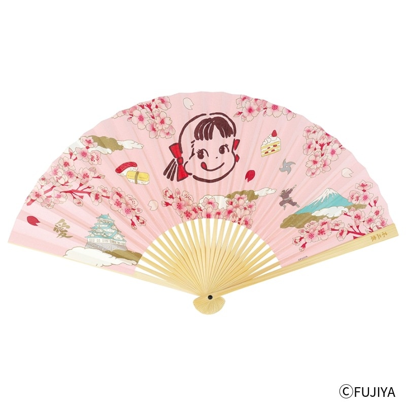 ペコちゃん扇子の通販｜不二家「ファミリータウン」