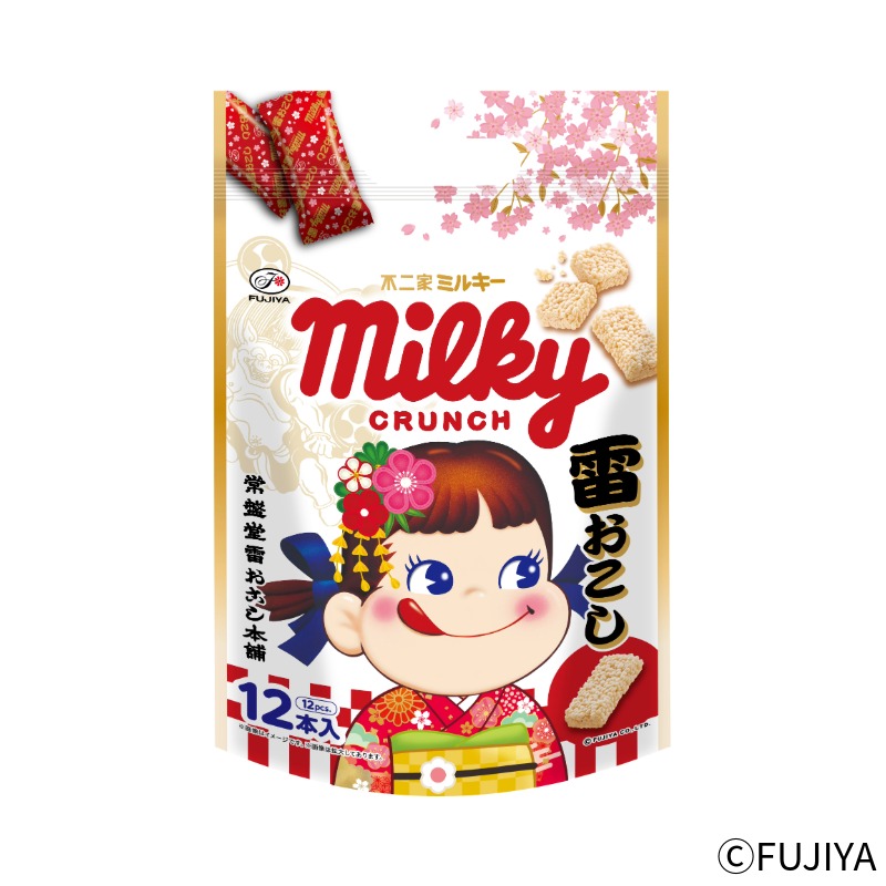 12本ミルキークランチ雷おこしの通販｜不二家「ファミリータウン」