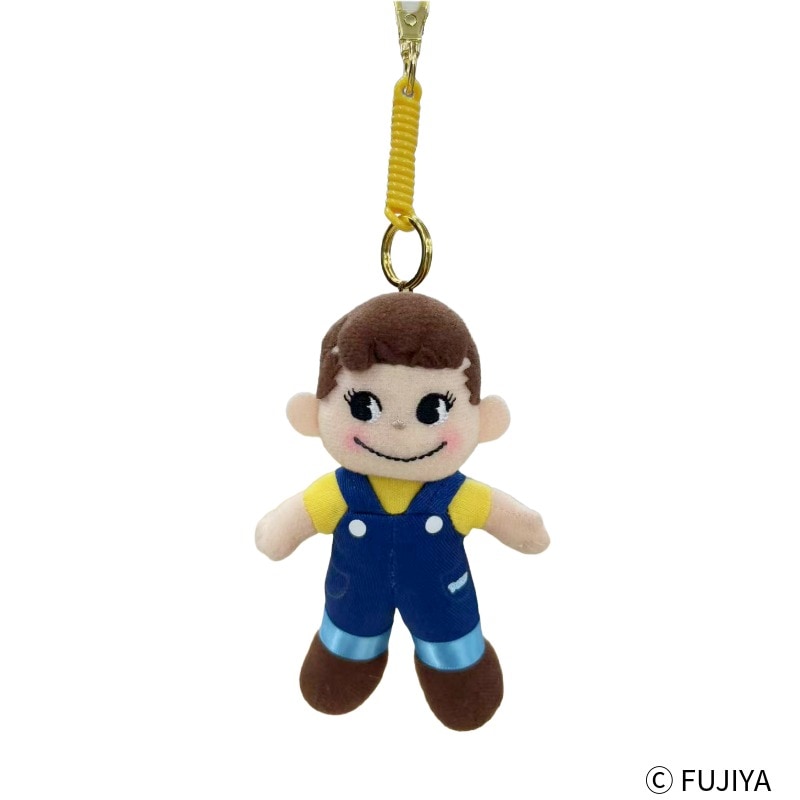 ポコちゃんコイルチェーンぬいぐるみマスコット イエローの通販