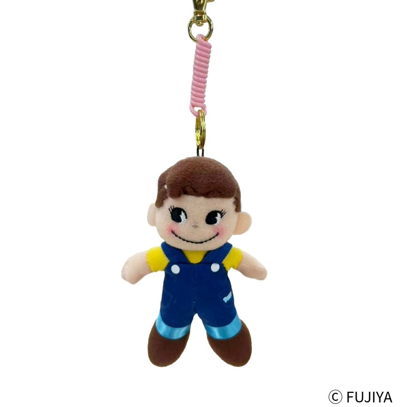 ポコちゃんコイルチェーンぬいぐるみマスコット ピンクの通販｜不二家