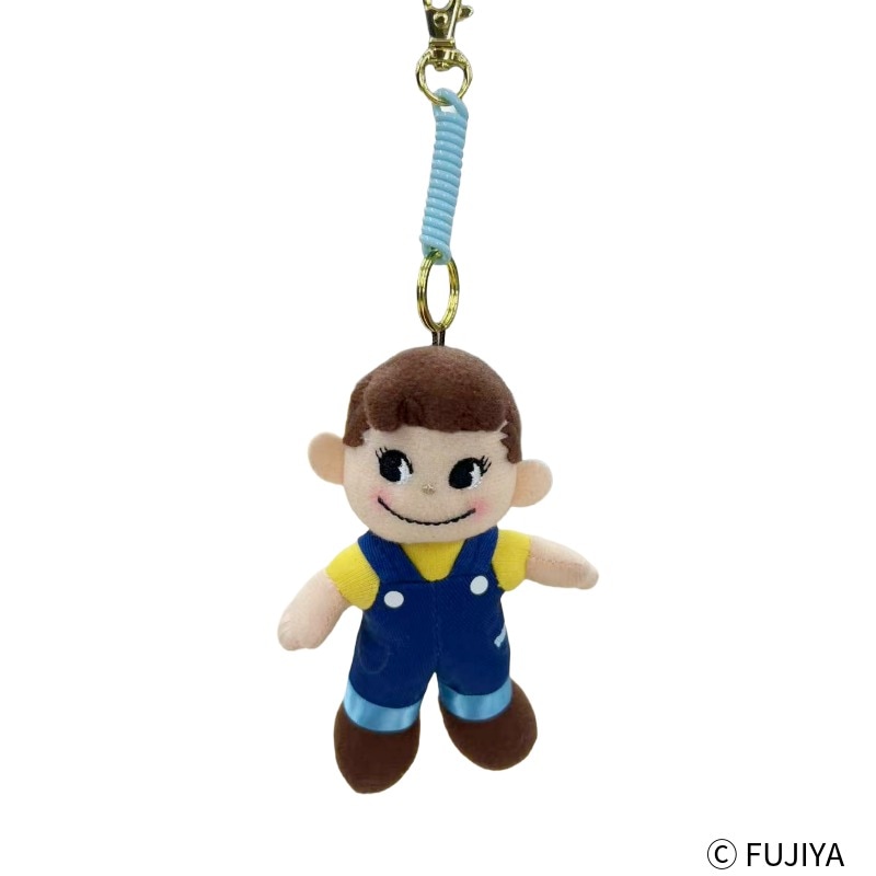 ポコちゃんコイルチェーンぬいぐるみマスコット ブルーの通販｜不二家