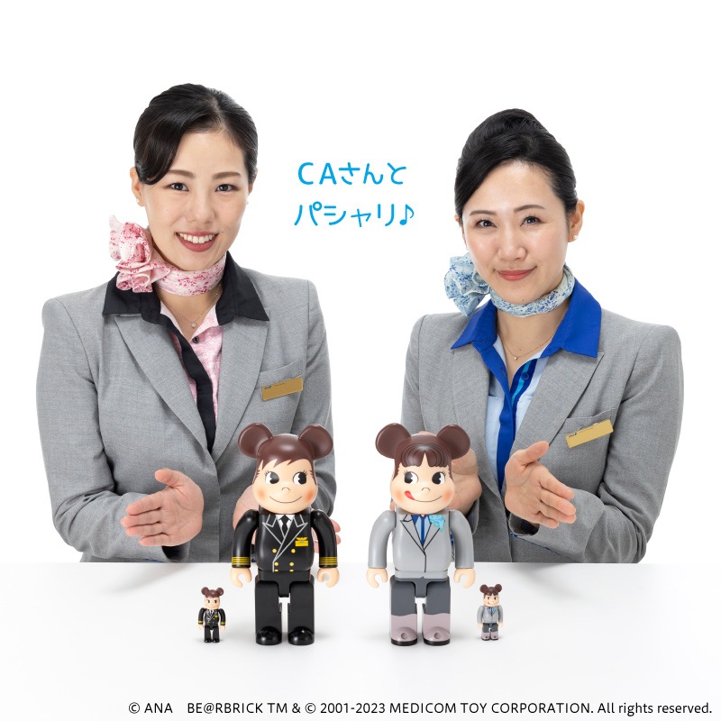 BE��RBRICK for ANA��CAPTAIN �ݥ������ �� CA10���� �ڥ������100% & 400% 4�Υ��å�