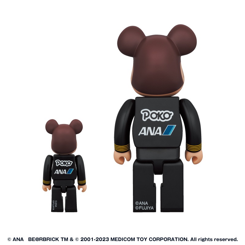 BE��RBRICK for ANA��CAPTAIN �ݥ������ �� CA10���� �ڥ������100% & 400% 4�Υ��å�