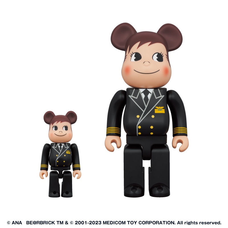 BE��RBRICK for ANA��CAPTAIN �ݥ������ �� CA10���� �ڥ������100% & 400% 4�Υ��å�