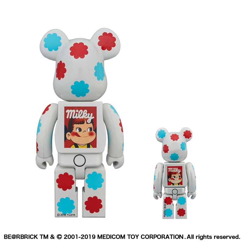 MEDICOM TOY - BE@RBRICK着ぐるみペコちゃん ミルキー 白メッキ 100％ ＆ 400% MEDICOM TOY OFFICIAL BLOG（メディコム・トイ オフィシャル