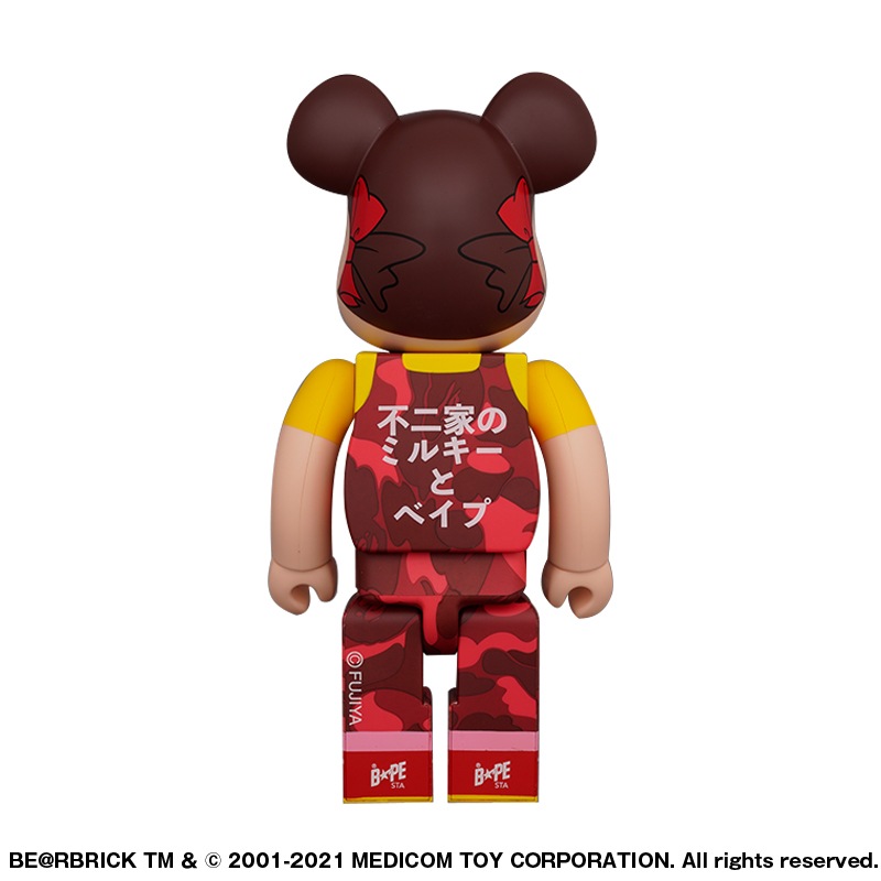 BE��RBRICK BAPE® �� �ڥ������ & �ݥ������ 1000%(2�Υ��å�)