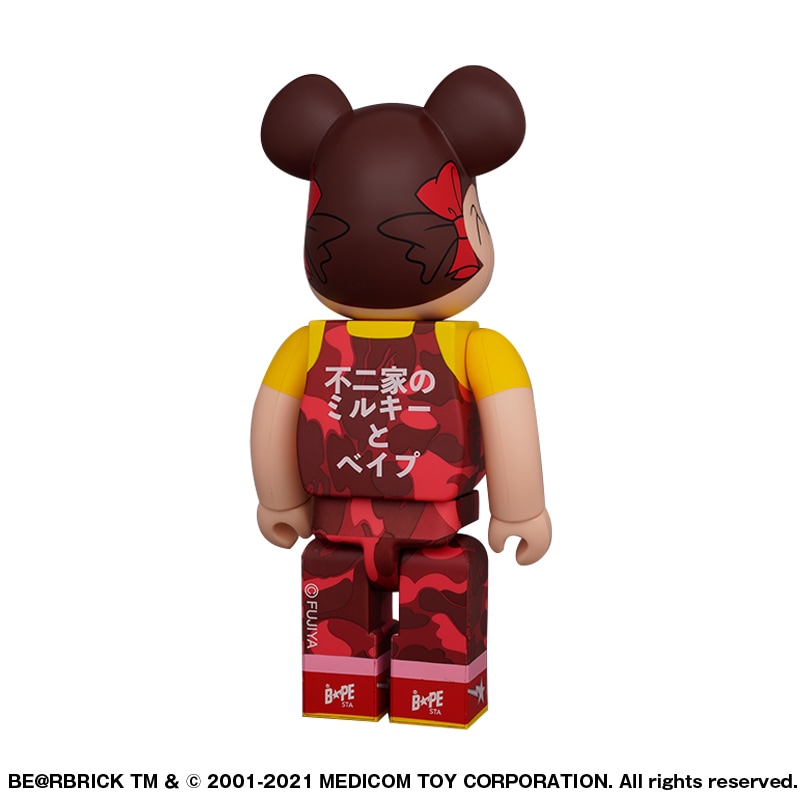 BE��RBRICK BAPE® �� �ڥ������ & �ݥ������ 1000%(2�Υ��å�)