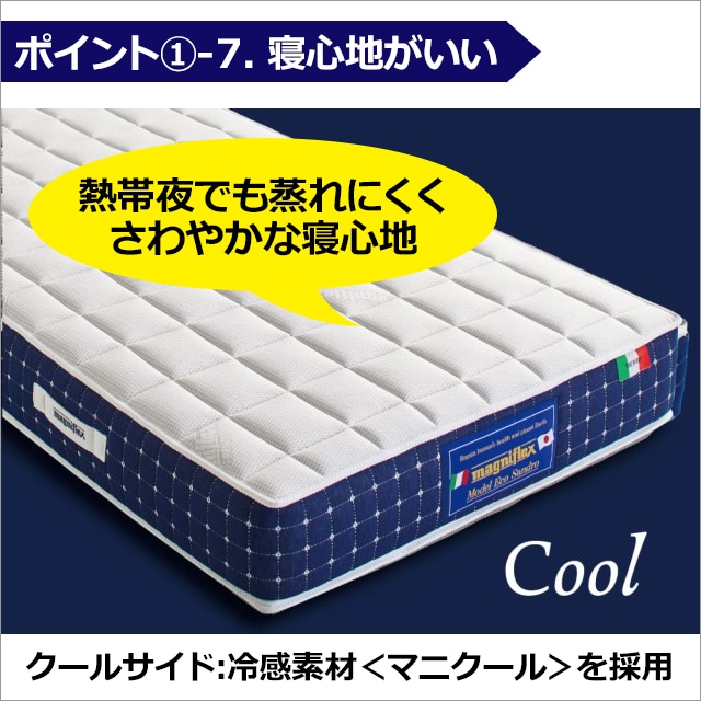 マニフレックス ベッドマットレス エコサンドロ