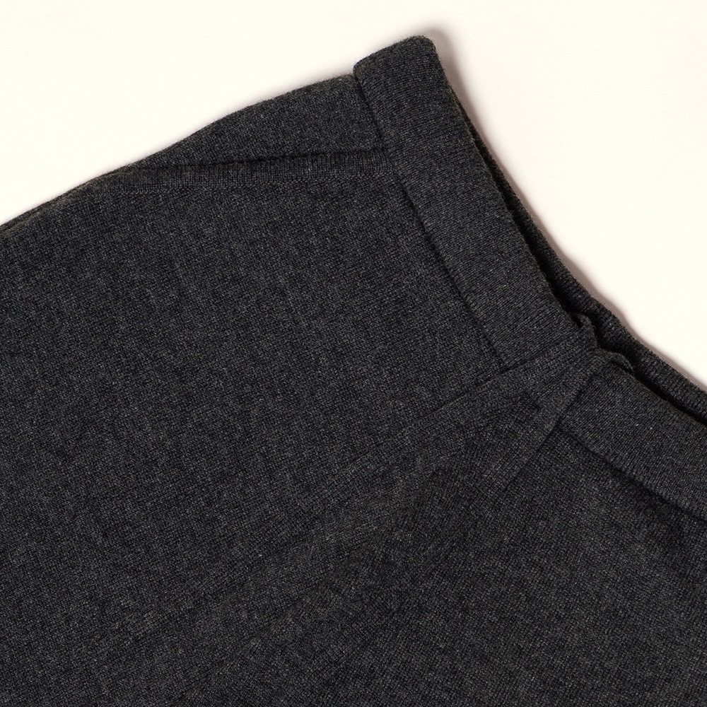 カシミヤ１００％　Ｗフェイスワイドパンツ