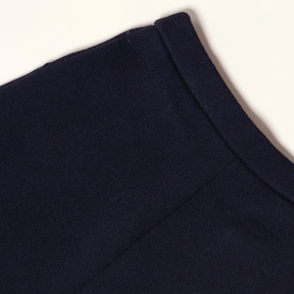 カシミヤ１００％　Ｗフェイスワイドパンツ