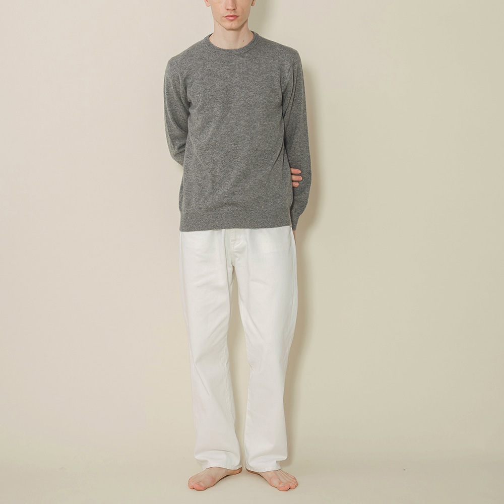 カシミヤ100％ クルーネック