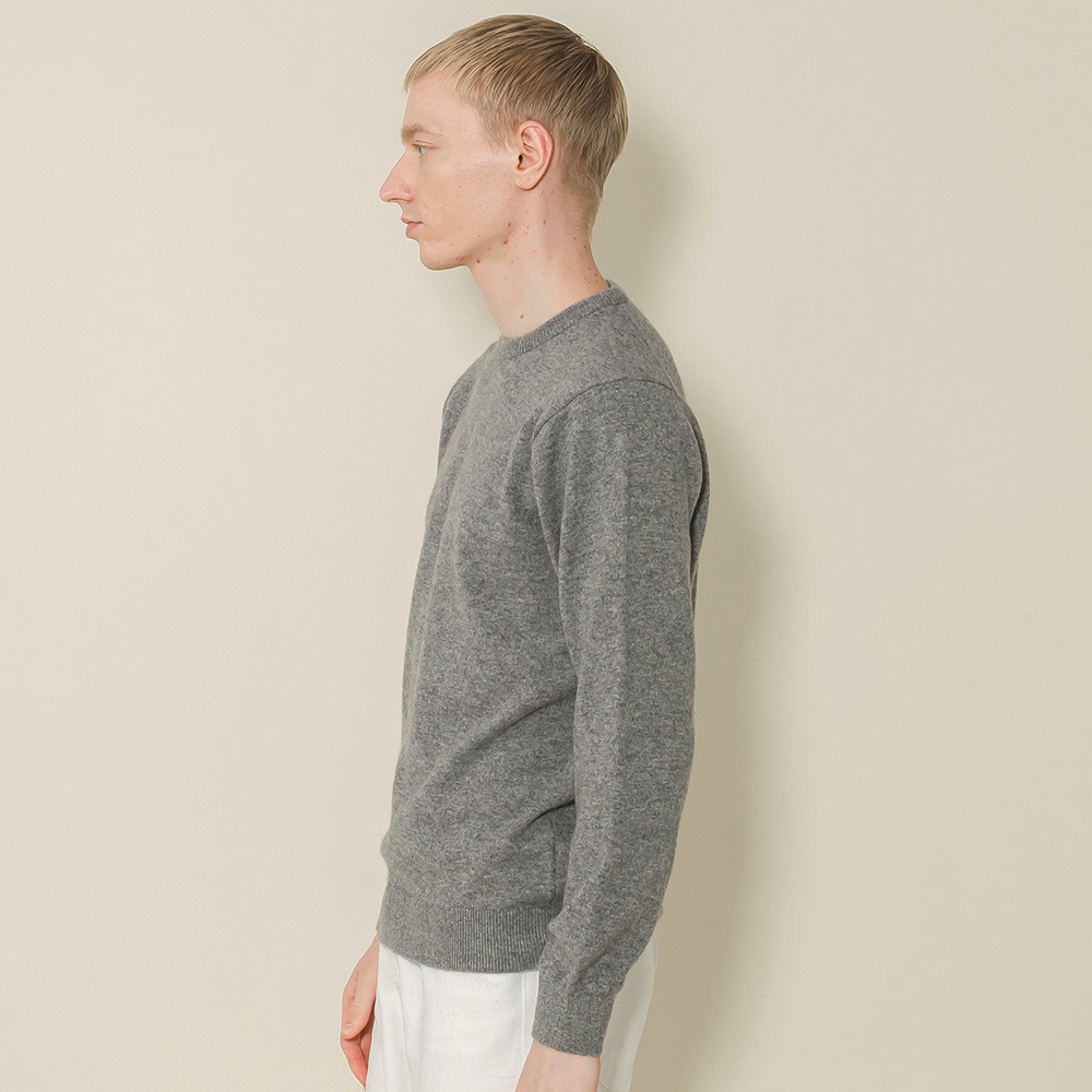 カシミヤ100％ クルーネック