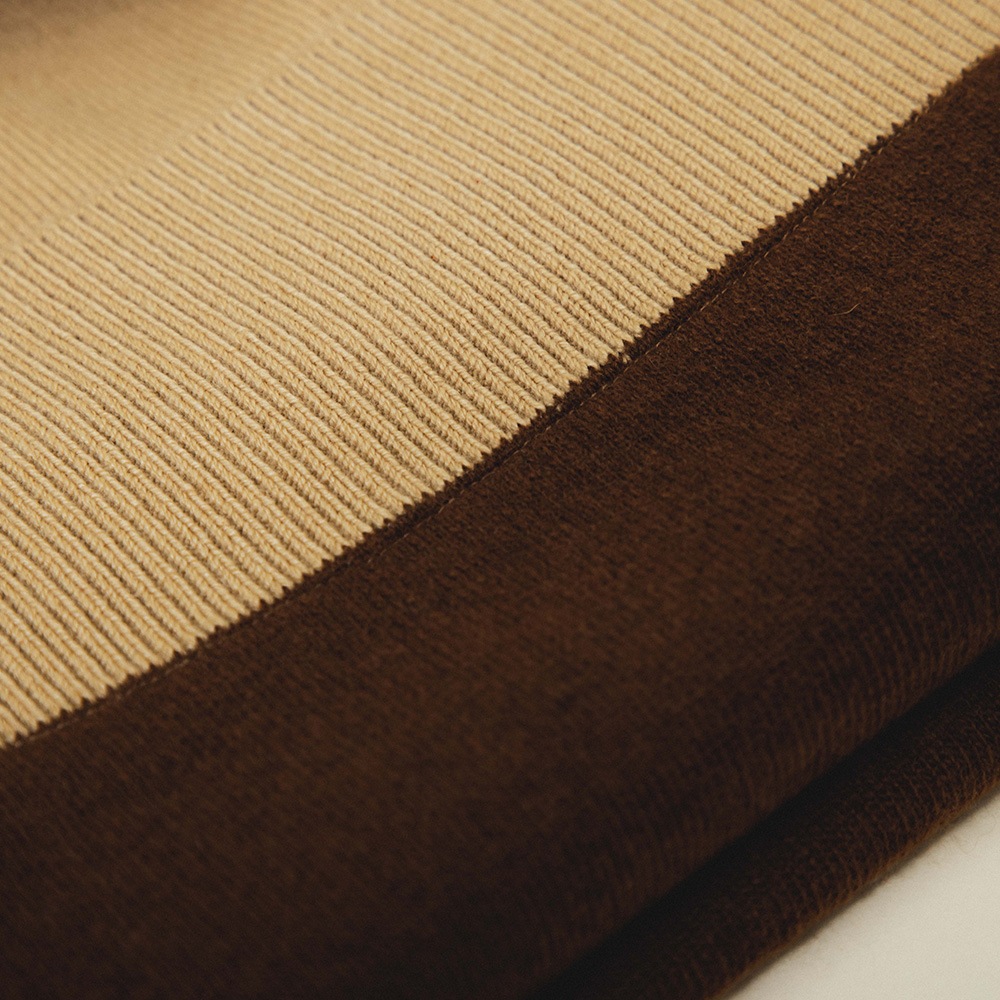 カシミヤ100％ Ｗフェイスフーディ