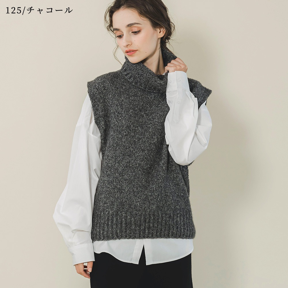 【限定商品】カシミヤ１００％　タートルベスト