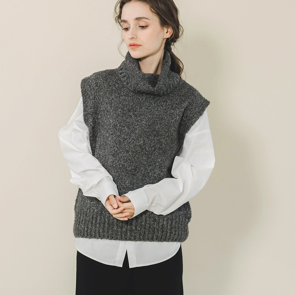 【限定商品】カシミヤ１００％　タートルベスト