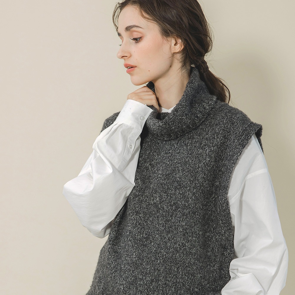 【限定商品】カシミヤ１００％　タートルベスト