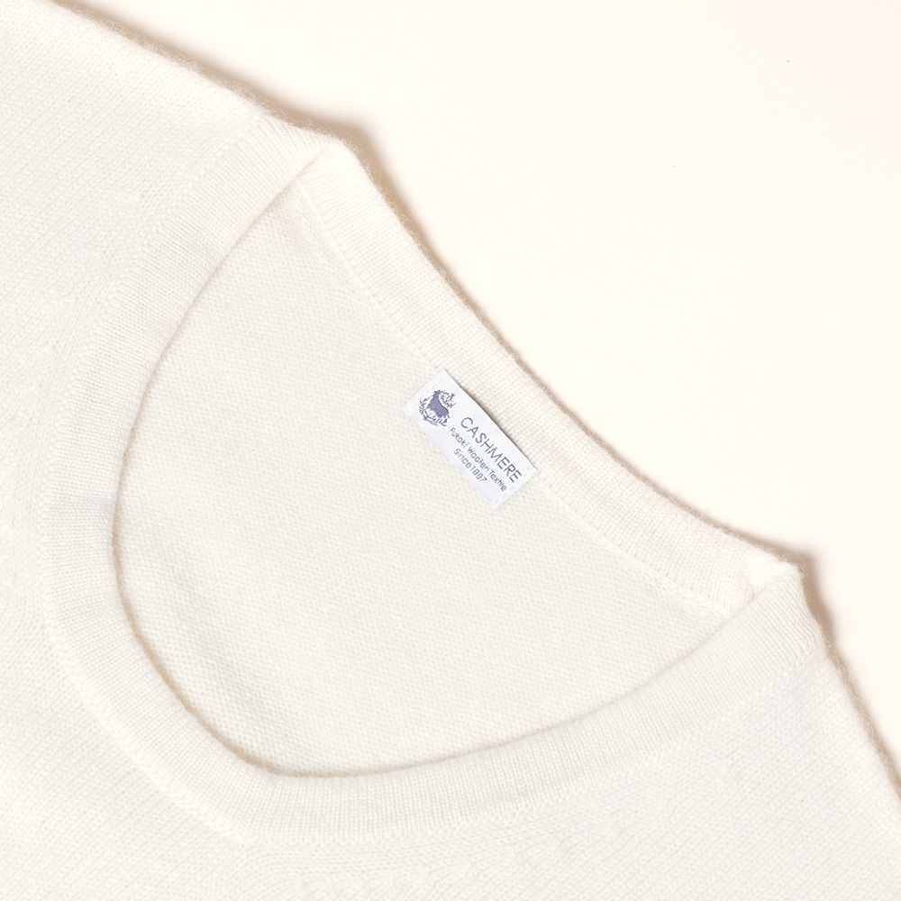 カシミヤ１００％　インナープルーオーバー