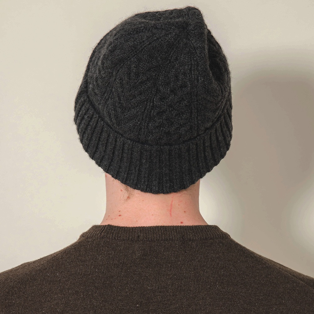 カシミヤ１００％　クラシックアランビーニー