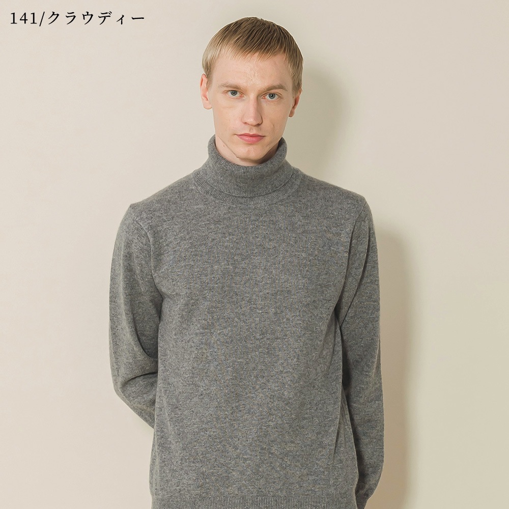 DORIANI カシミヤ100% 極美品　タートルネックニット　50サイズ. DORIANI カシミヤ100% 極美品 タートルネックニット 50サイズ