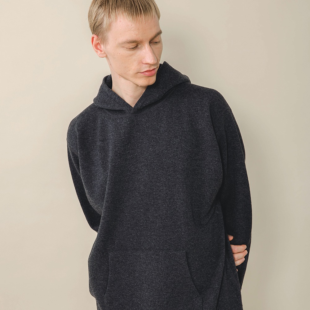 カシミヤ100％ Ｗフェイスフーディ