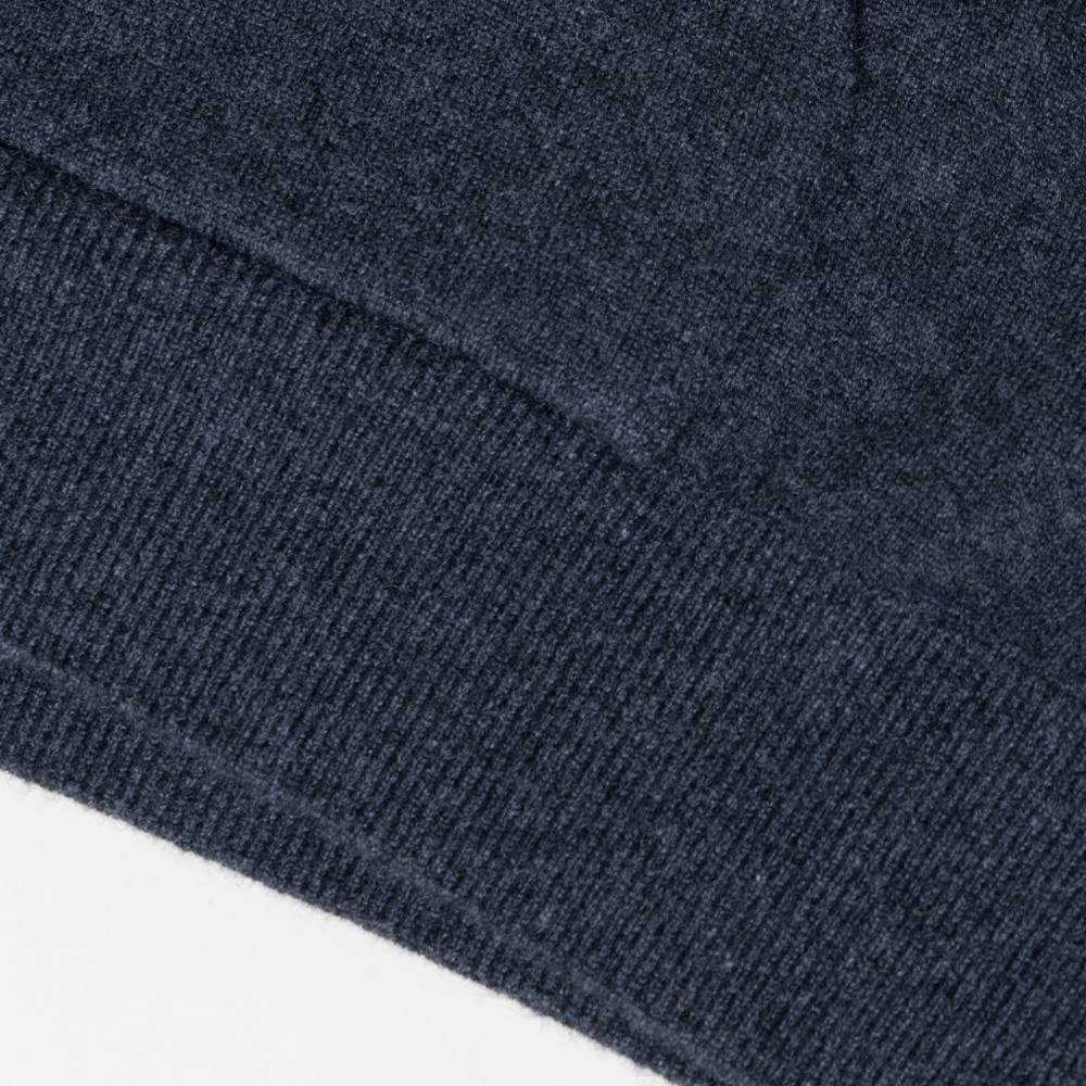 カシミヤ100％ Ｗフェイスフーディ