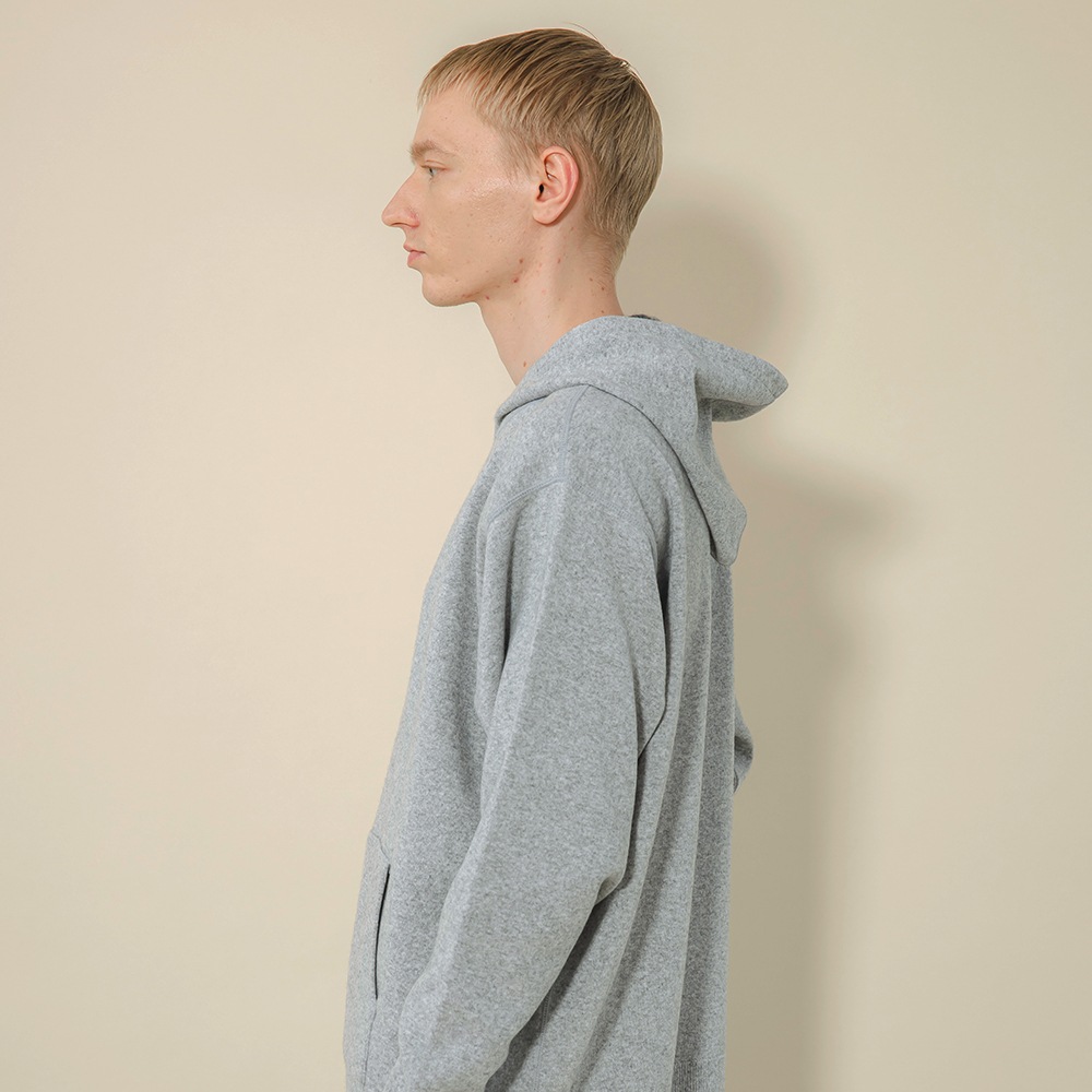 カシミヤ100％ Ｗフェイスフーディ